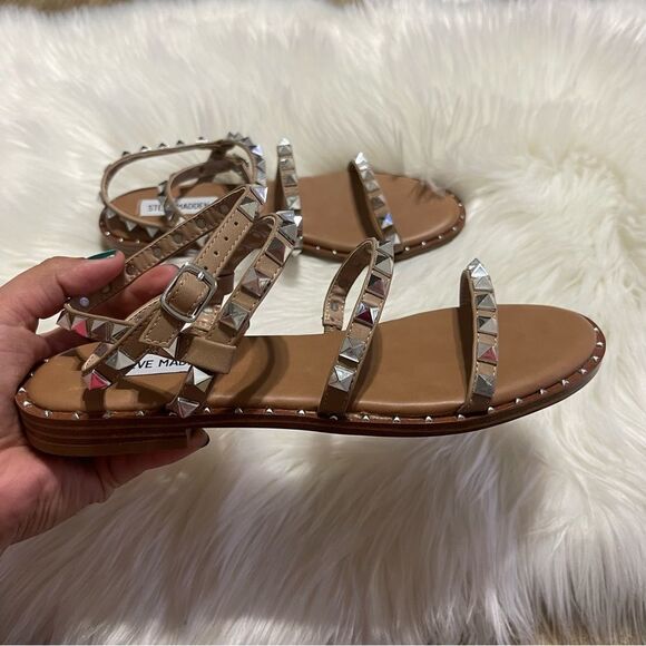 Steve Madden Women's Travel Flat Sandal Size 7 1/2 - Picture 4 of 7